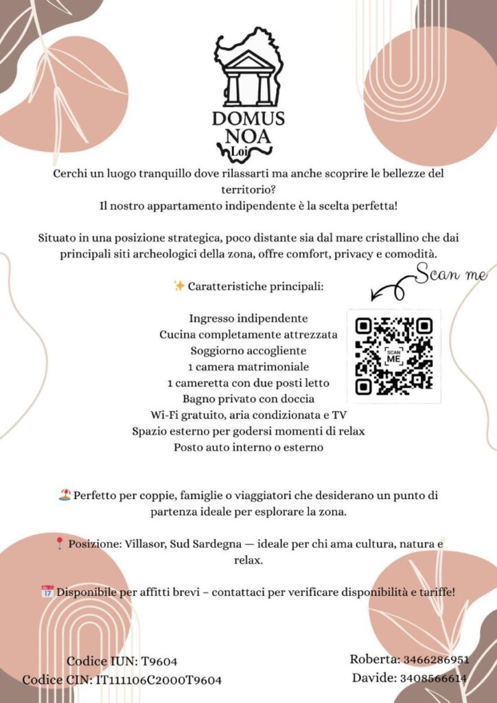 Casa vacanze Domus Noa Loi – Casa vacanze Domus Noa Loi